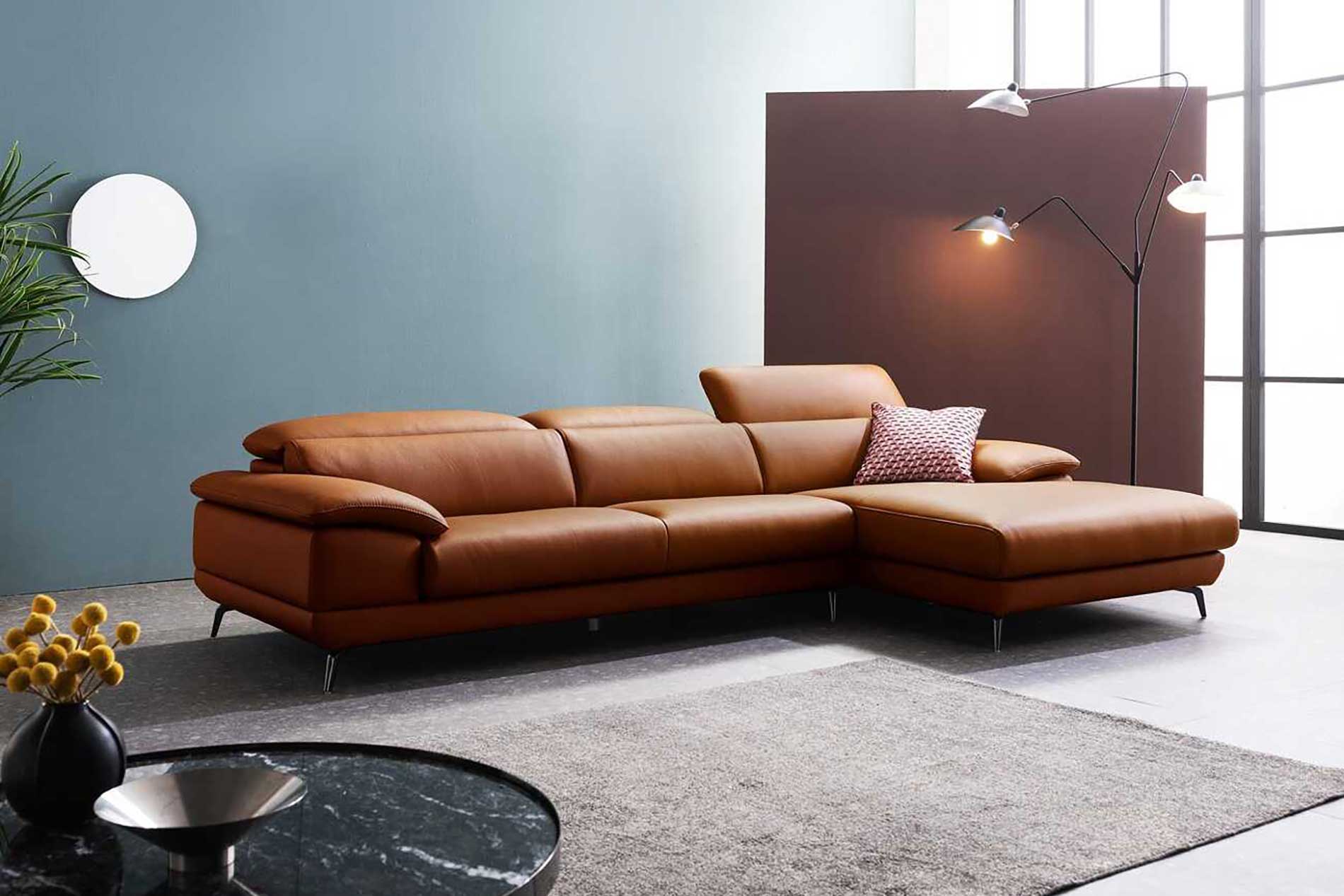 Sofa da cao cấp sản xuất theo yêu cầu