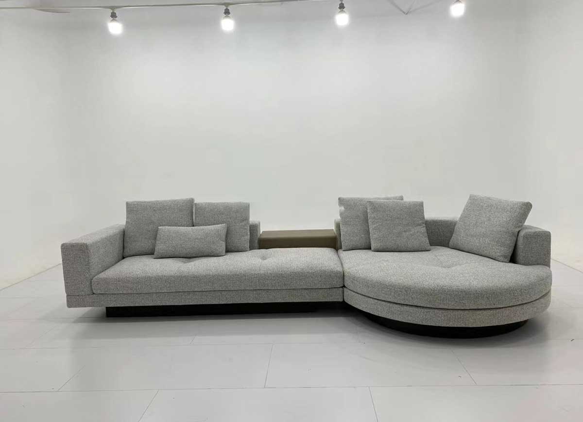 ghế sofa nỉ phù hợp với không gian